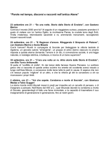 “Parole nel tempo, discorsi e racconti nell`antica Atene”