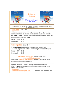 Ing form - English for Italians