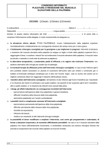 ci plicatura o resezione del muscolo elevatore della - SIOP