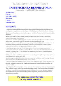 insufficienza respiratoria - Associazione Ambiente e Lavoro