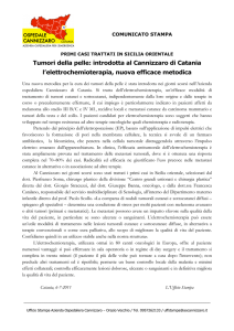 Tumori della pelle: introdotta al Cannizzaro di Catania l