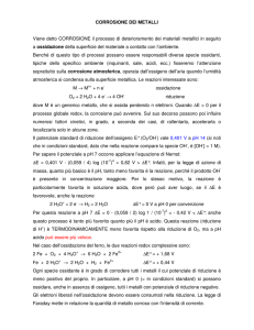 Fenomeni corrosivi