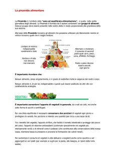 La piramide alimentare