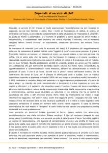 Ospedali: al servizio di chi?