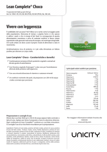 Lean Complete® Choco Vivere con leggerezza