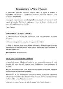 Piano d`Azione di Emanuele Mazzurco Miritana