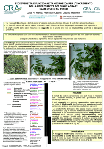 BIODIVERSITÀ E FUNZIONALITÀ MICROBICA PER L