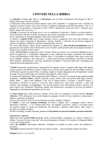 i poveri nella bibbia - Arcidiocesi di Udine
