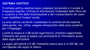 Udito ed Equilibrio