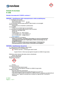 Scheda di sicurezza