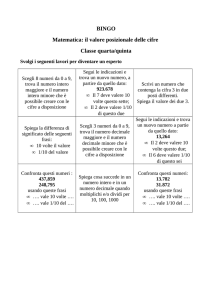 Bingo NUMERI