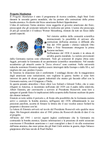 Il Progetto Manhattan
