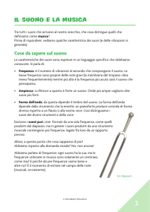 il suono e la musica - Campus