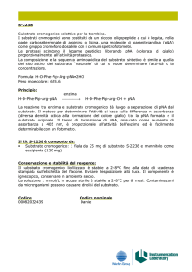 S-2238 Substrato cromogenico selettivo per la trombina. I