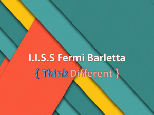 Offerta Formativa ITIS Fermi