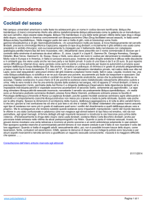 Poliziamoderna Cocktail del sesso