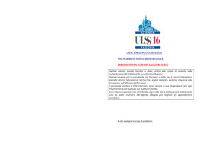 UNITÀ OPERATIVA DI UROLOGIA TRATTAMENTO TOPICO