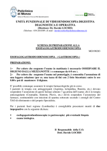 unità funzionale di videoendoscopia digestiva diagnostica e operativa