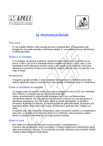 la mononucleosi