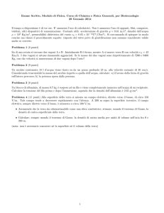 29 Gennaio - Sezione di Fisica