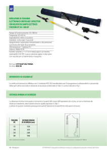 RIVELATORE DI TENSIONE ELETTRONICO UNIPOLARE