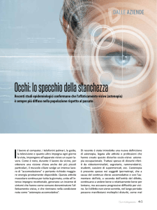 Occhi: lo specchio della stanchezza