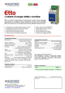 Contatore di energia elettrica monofase