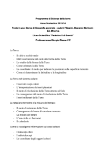 5 sez. E programma scienze della terra - Liceo Scientifico