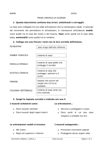 verifica 1 - Istituto Comprensivo di Majano e Forgaria
