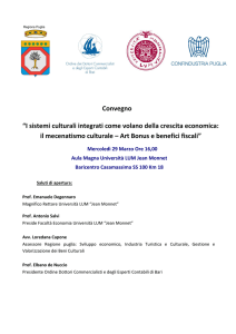 ALLEGATO 1: locandina "I sistemi culturali integrati..."