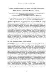 Proteomica e virologia: identificazione della gp71L del virus della
