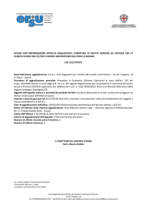 avviso post-informazione appalto aggiudicato