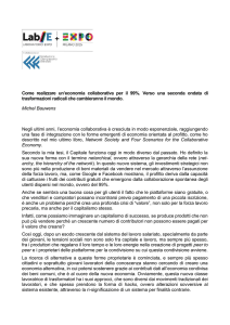 Come realizzare un`economia collaborativa per il 99%. Verso una