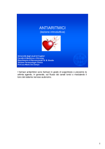 ANTIARITMICI 1° ppt - Servizio di informazione sul farmaco