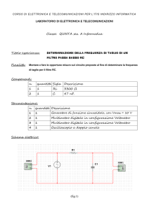 Laboratorio (multisim + esp.reale)