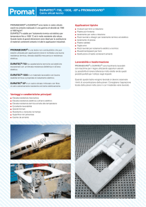 DURATEC®-750, -1000, -XP e PROMABOARD®