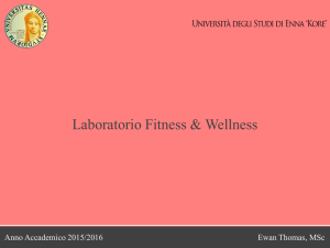 Laboratorio di Fitness e Wellness