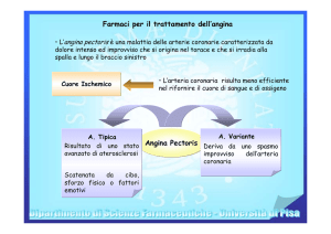 Farmaci per il trattamento dell`angina