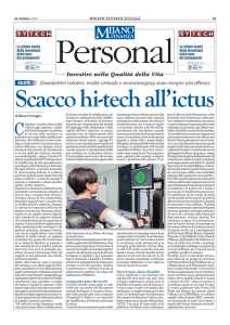 Scacco hi-tech all`ictus