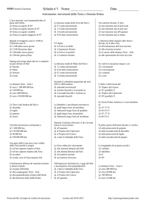 Scheda n°1 Nome - Matematica Scienze di Antonio Guermani