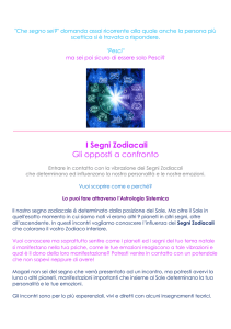 I Segni Zodiacali Gli opposti a confronto
