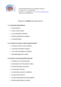 Programma storia svolto 3C