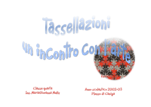 Tassellazioni: un incontro con l`arte