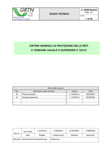 Criteri generali di protezione delle reti a tensione uguale o