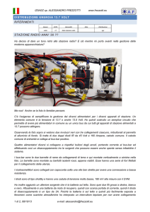 distribuzione 13.5 Volt di stazione.