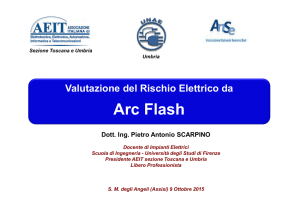 2SCARPINO Rischio elettrico ARC FLASH