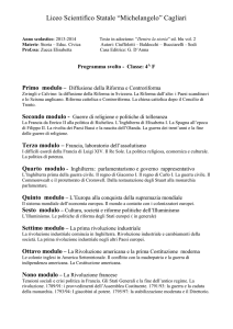 Primo modulo - Liceo Scientifico Michelangelo