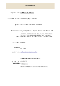 CV - Regione Sicilia