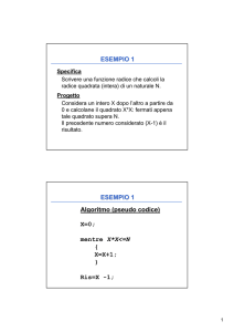 ESEMPIO 1