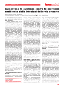 Aumentano le evidenze contro la profilassi antibiotica delle infezioni
